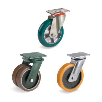 Roues industrielles pour charges lourdes